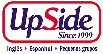 Logomarca oficial da Escola UpSide, referência em curso de inglês na Graça, Salvador.